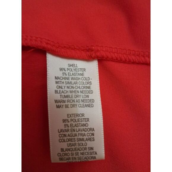 Eliza J Dress Plus  Size 18 Orange Wrap‎ Balloon Drapey Sleeve - Picture 11 of 11